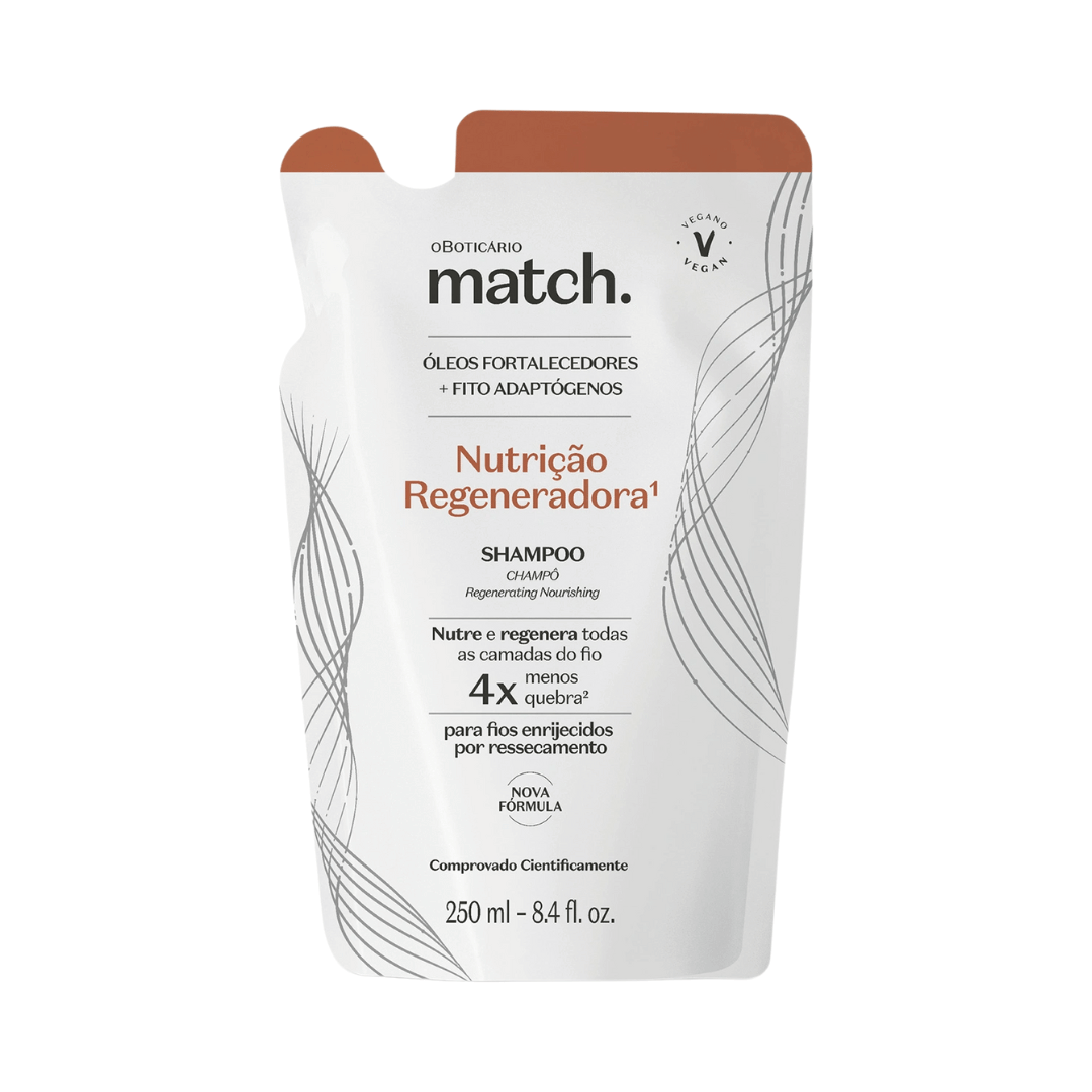 Refil Shampoo Match Nutrição Regeneradora 250ml