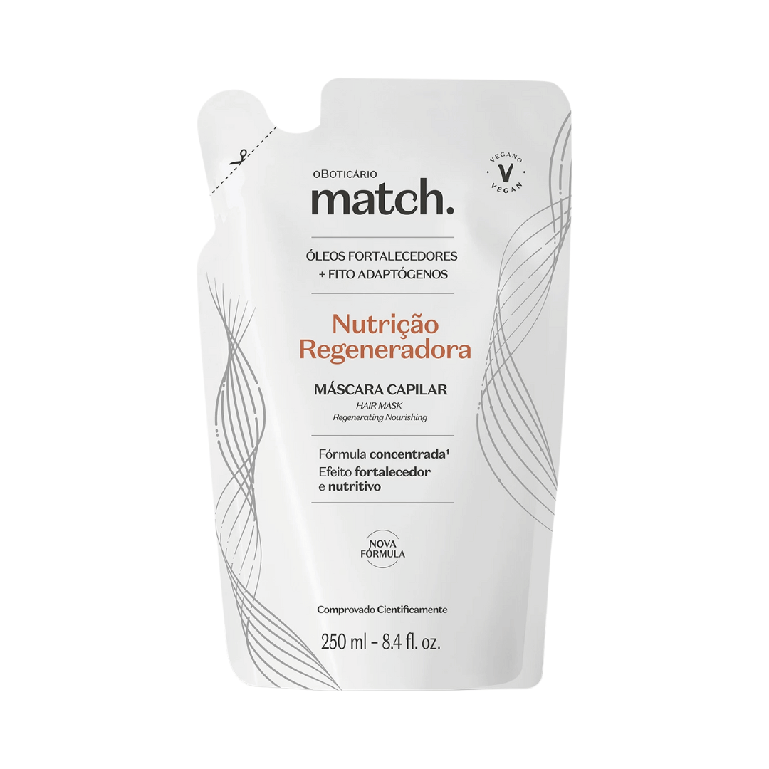 Refil Máscara Capilar Match Nutrição Regeneradora 250ml