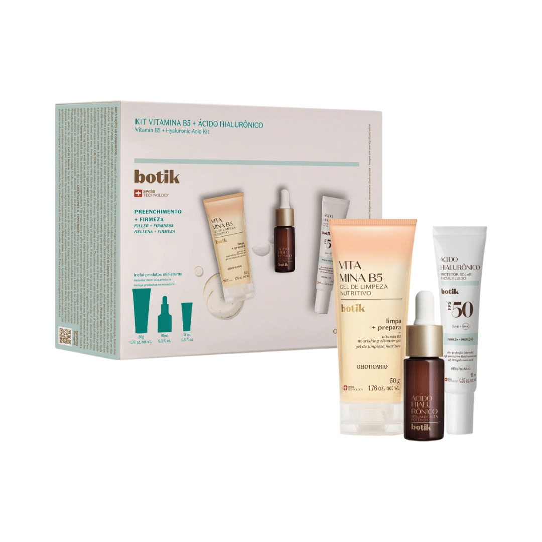 Kit Botik Ácido Hialurônico (3 itens)
