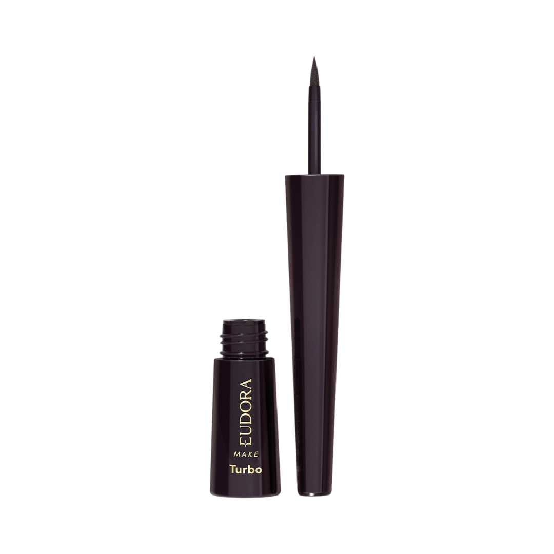 Delineador Líquido Para Olhos Preto Essencial Eudora Make