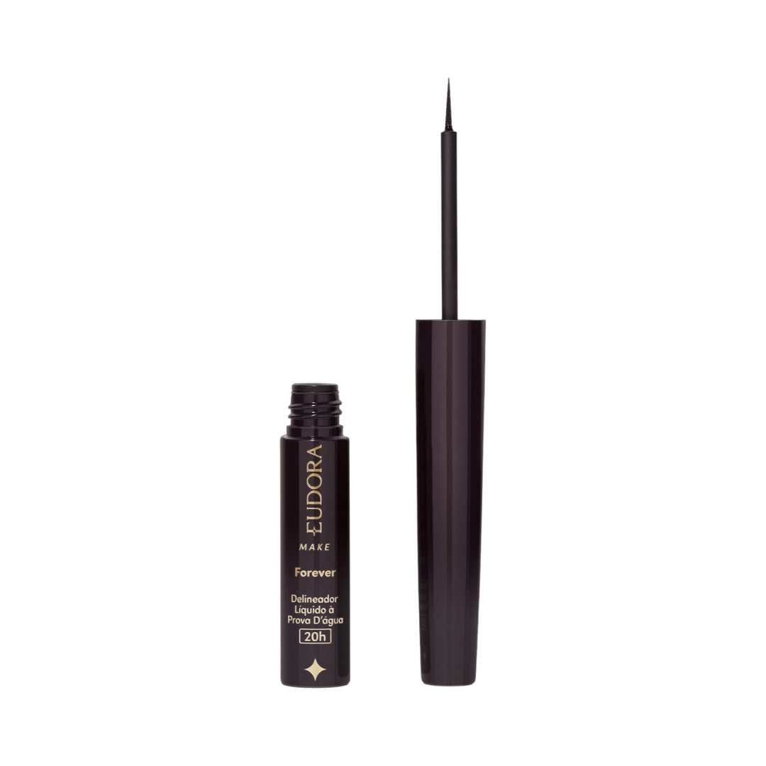 Delineador Líquido Preto À Prova D'Água Forever Eudora Make