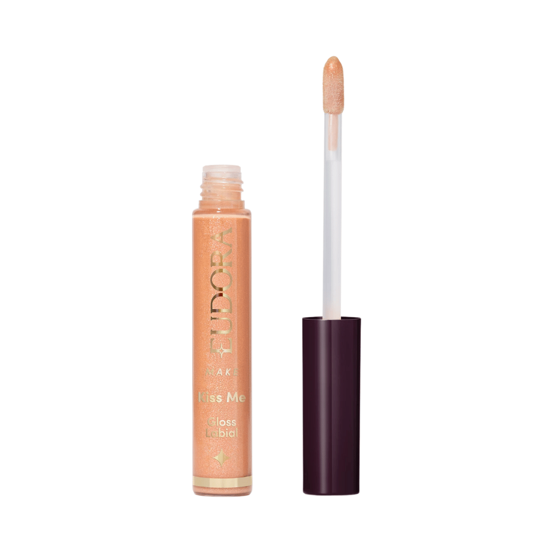 Gloss Labial Eudora Make Kiss Me - Pêssego Flash