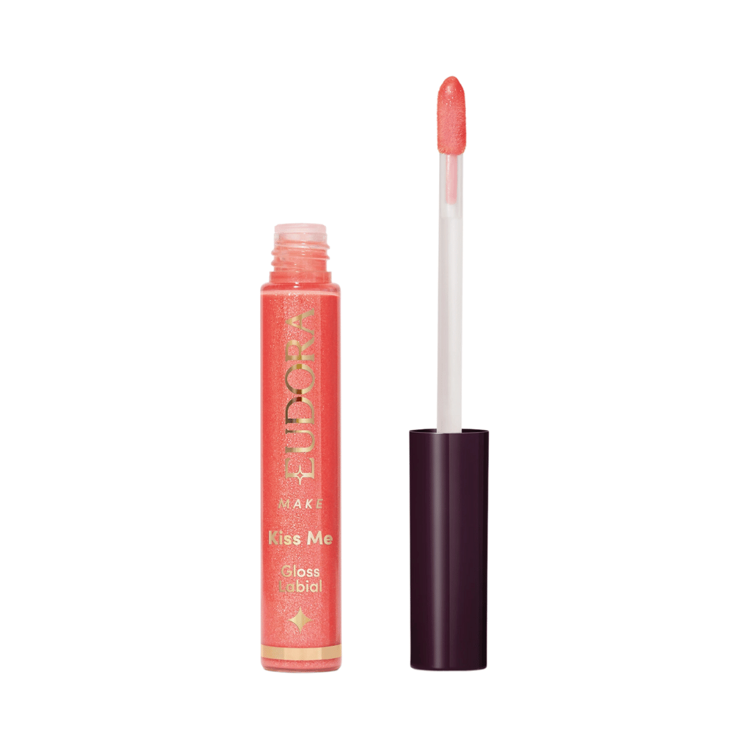 Gloss Labial Eudora Make Kiss Me - Rosa Flash