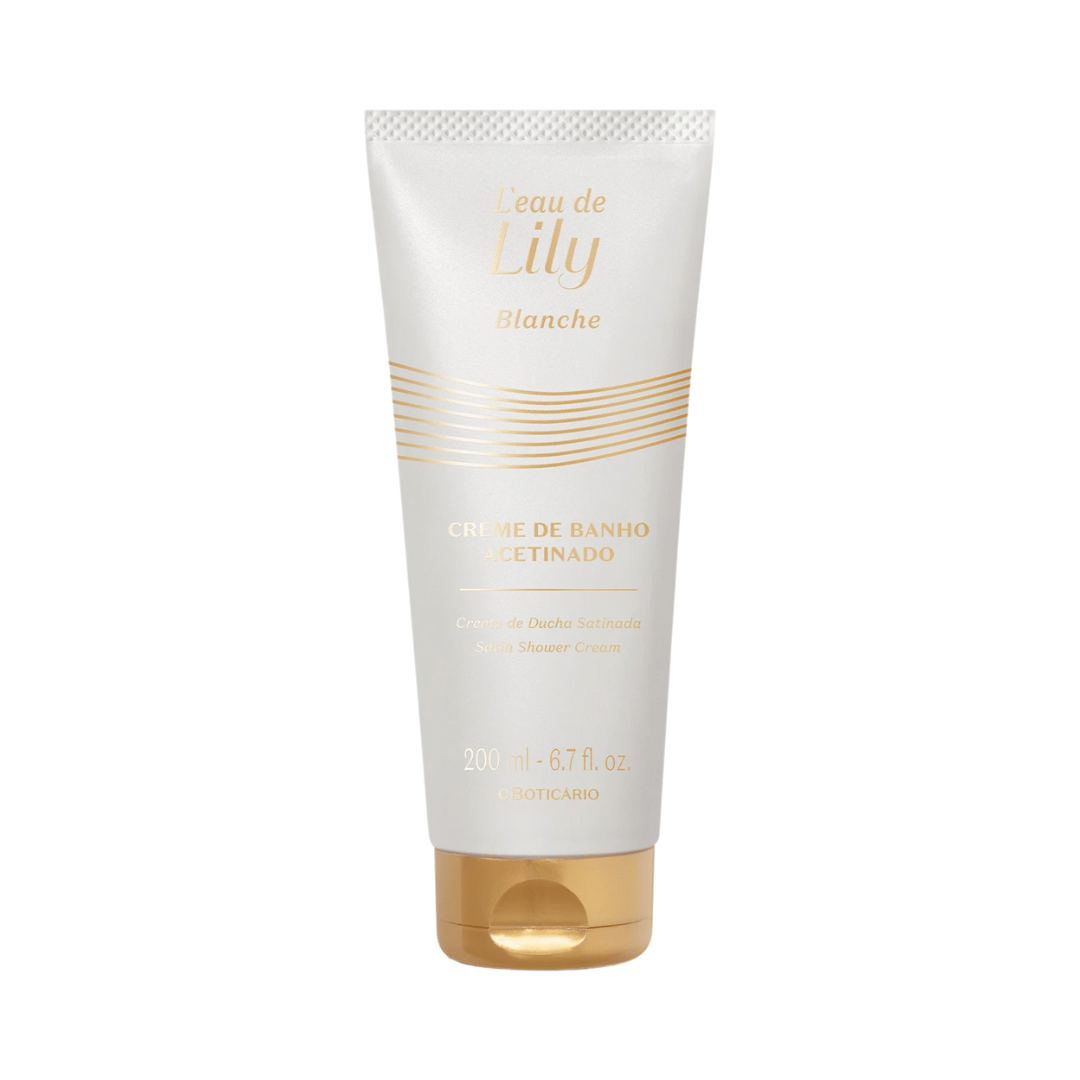 Creme De Banho Acetinado Corporal L’Eau De Lily Blanche 200ml