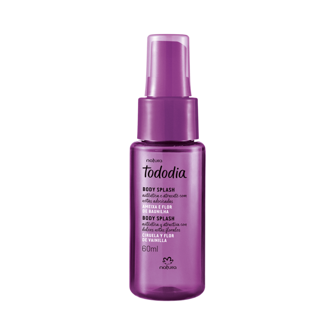 Body Splash Desodorante Colônia Tododia Ameixa E Flor De Baunilha 60ml