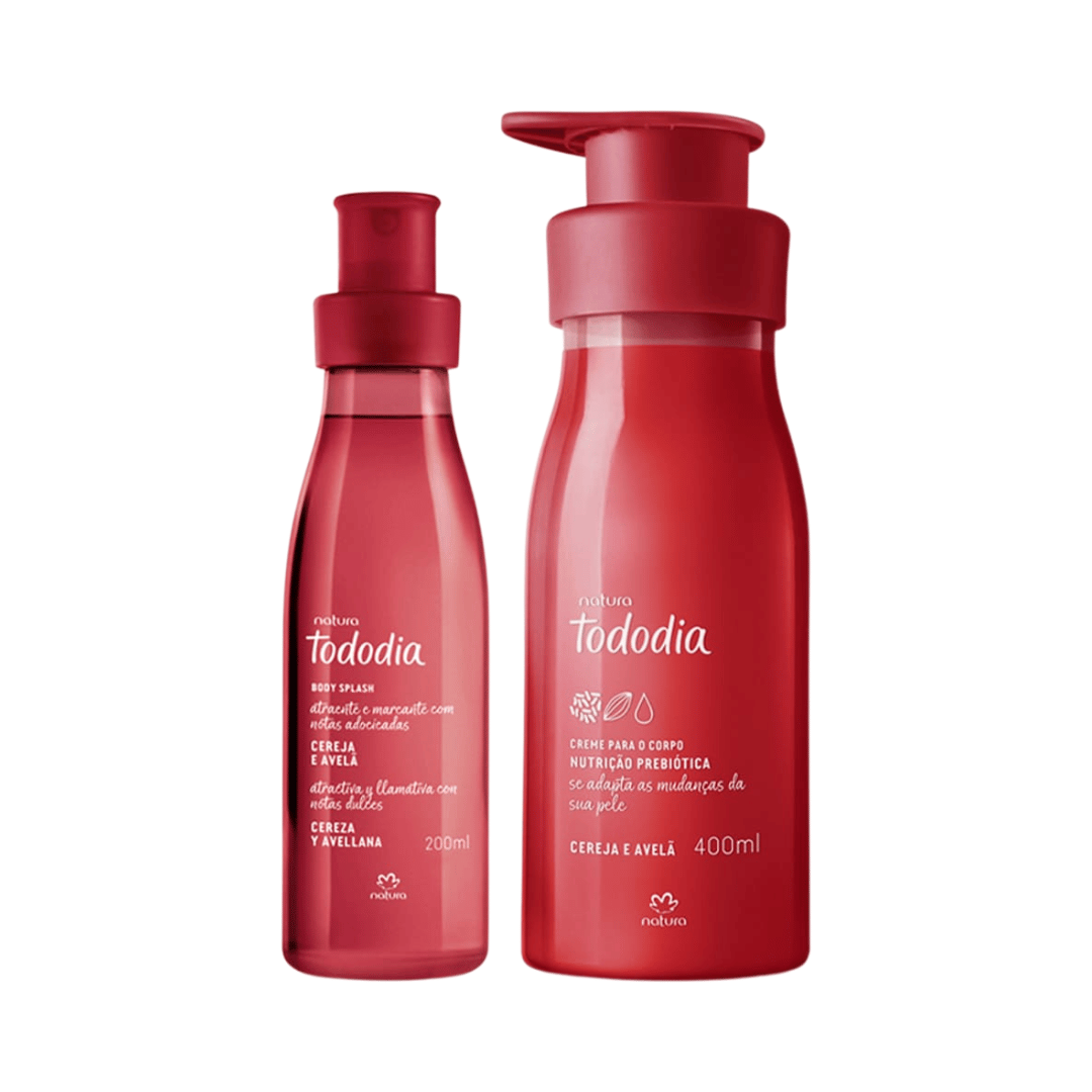 Kit Creme Nutritivo E Body Splash Tododia Cereja E Avelã (2 Produtos)