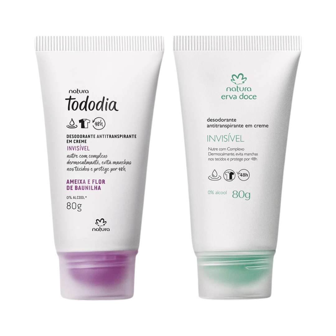 Kit Desodorantes Em Creme Erva Doce E Tododia Ameixa E Flor De Baunilha (2 Produtos)