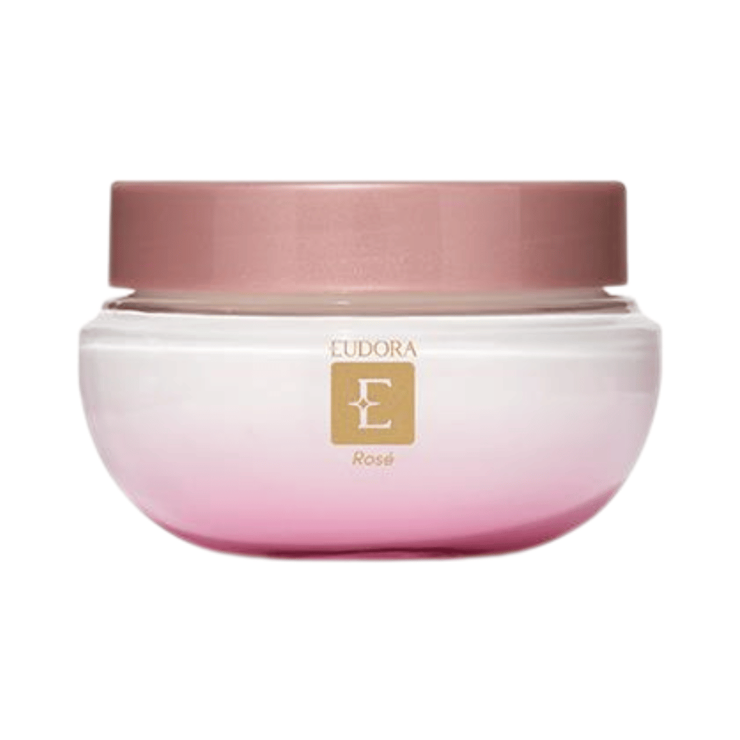 Creme Acetinado Desodorante Hidratante Corporal Eudora Rosé 250g