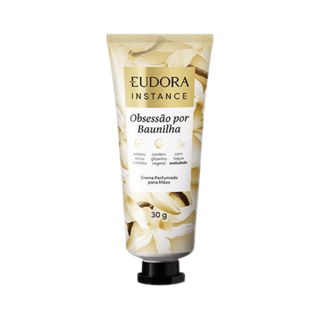 Creme Perfumado Para Mãos Instance Obsessão Por Baunilha 30g