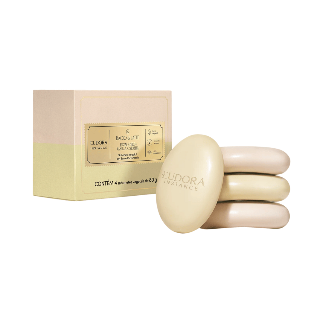 Sabonete Vegetal Em Barra Perfumado Instance Sortidos 4x80g