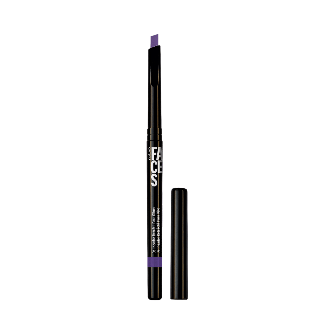 Delineador Retrátil Faces - Roxo
