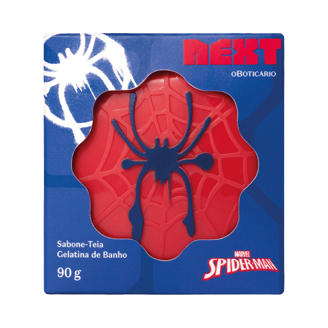 Sabonete-Teia Gelatina De Banho Next Spider Man 90g