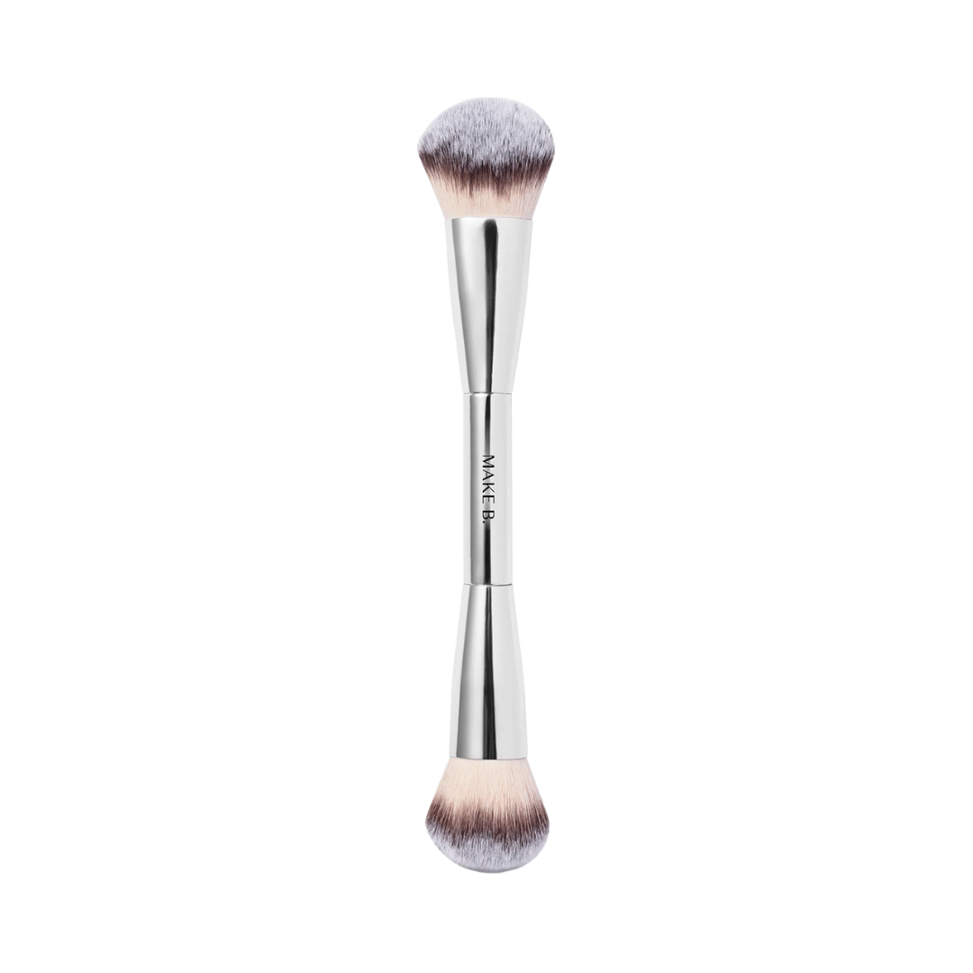 Pincel De Maquiagem Multifuncional Make B. Silver Pro
