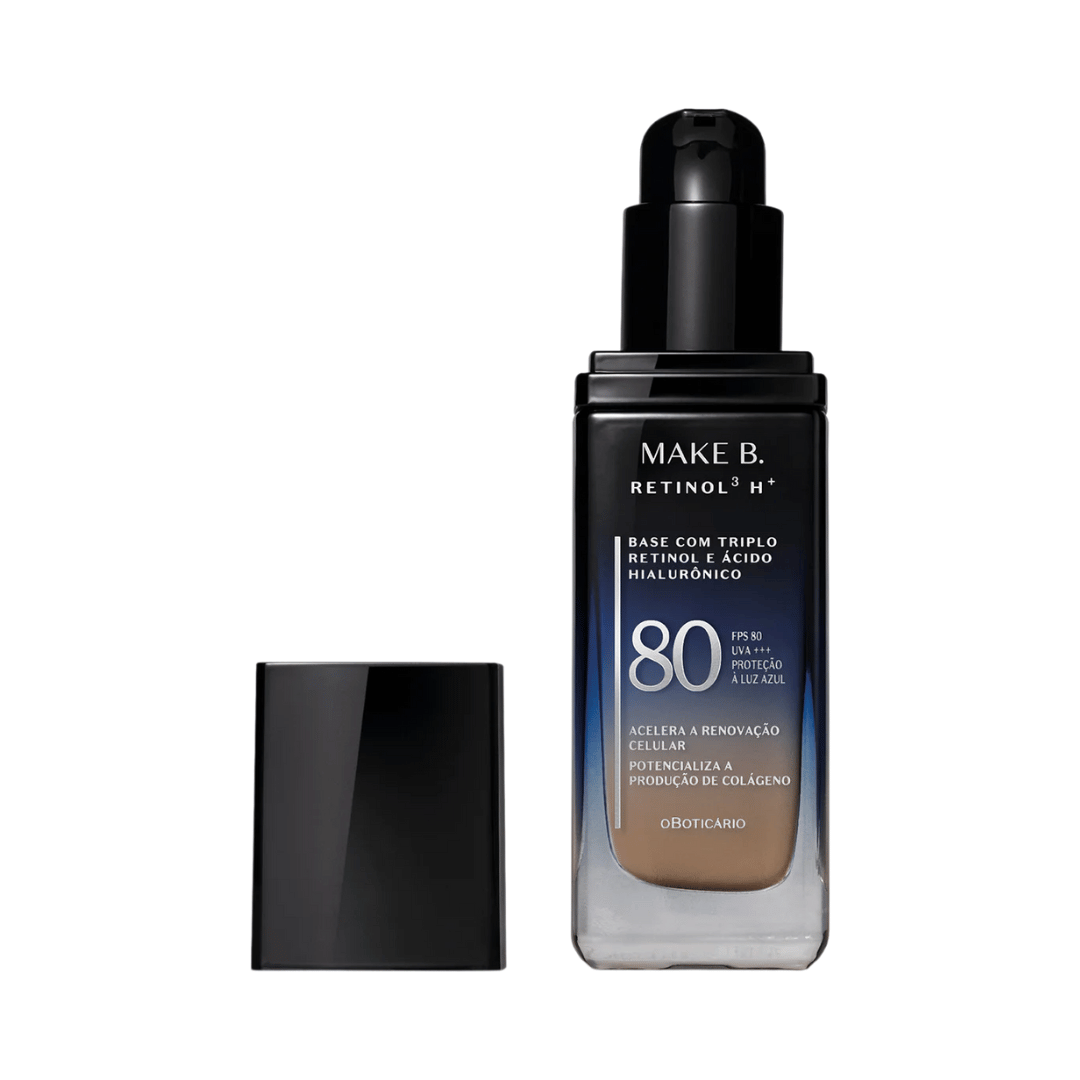 Base Líquida FPS 80 Make B. Retinol³ H+ - Cor 130Q