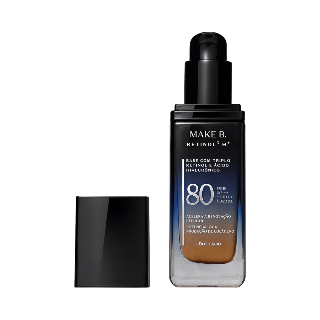 Base Líquida FPS 80 Make B. Retinol³ H+ - Cor 215Q