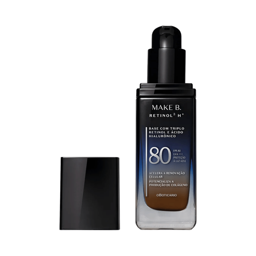 Base Líquida FPS 80 Make B. Retinol³ H+ - Cor 300Q
