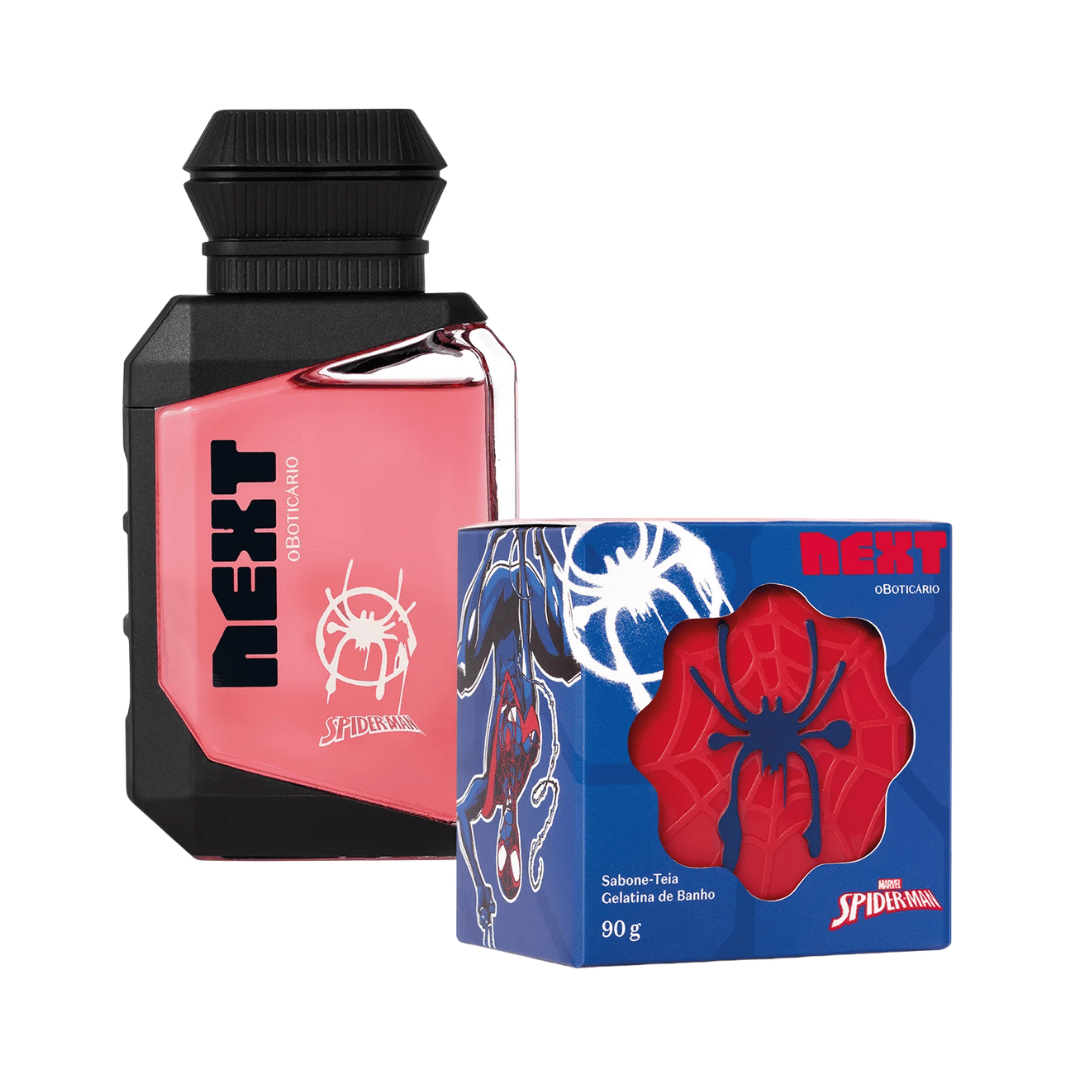 Combo Next Spider Man: Colônia Infantil 75ml + Sabonete-Teia 90g