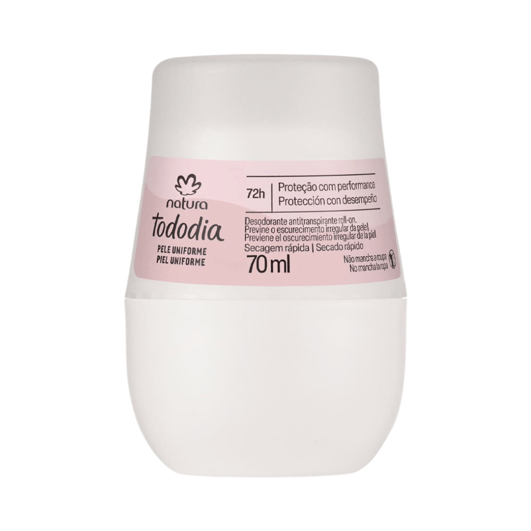 Desodorante Antitranspirante Roll-on Tododia Pele Uniforme 70ml