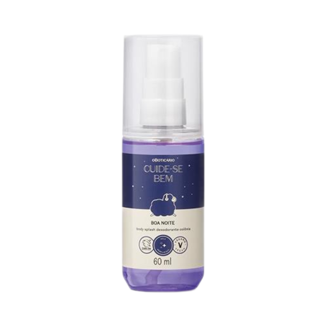 Body Splash Desodorante Colônia Cuide-se Bem Boa Noite 60ml