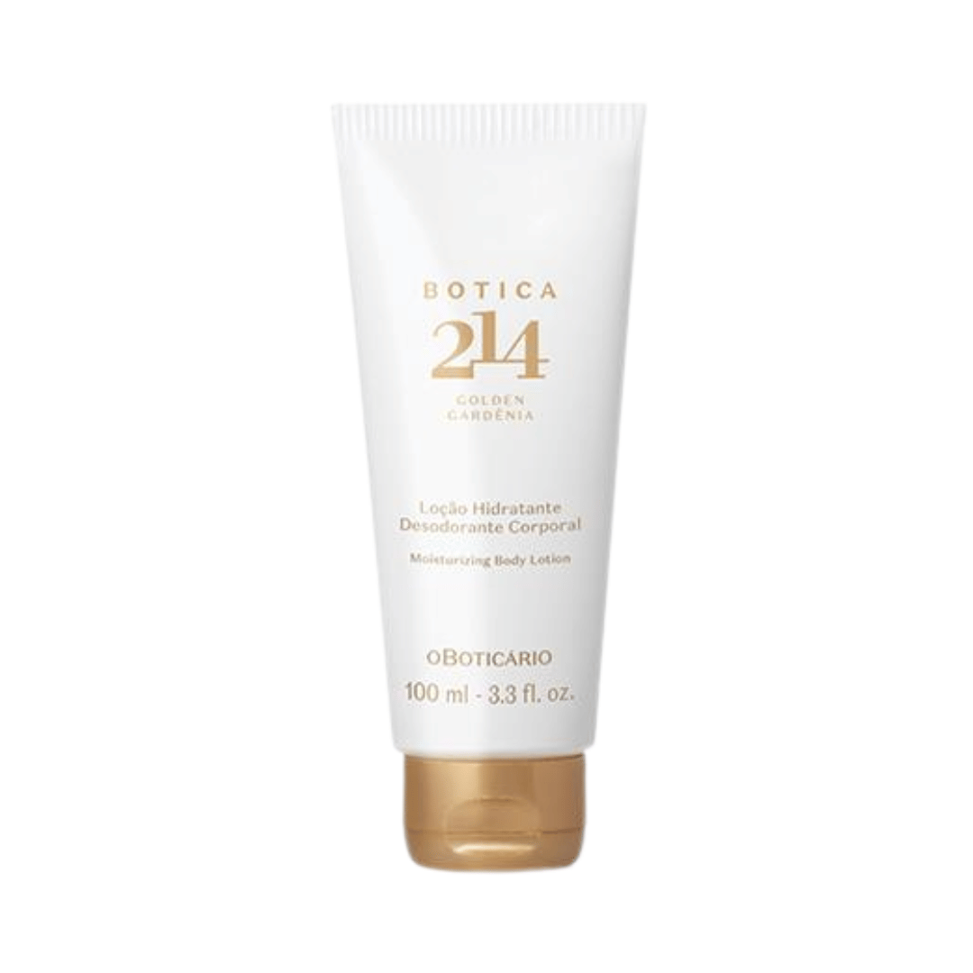 Loção Hidratante Desodorante Corporal Botica 214 Golden Gardênia 100ml