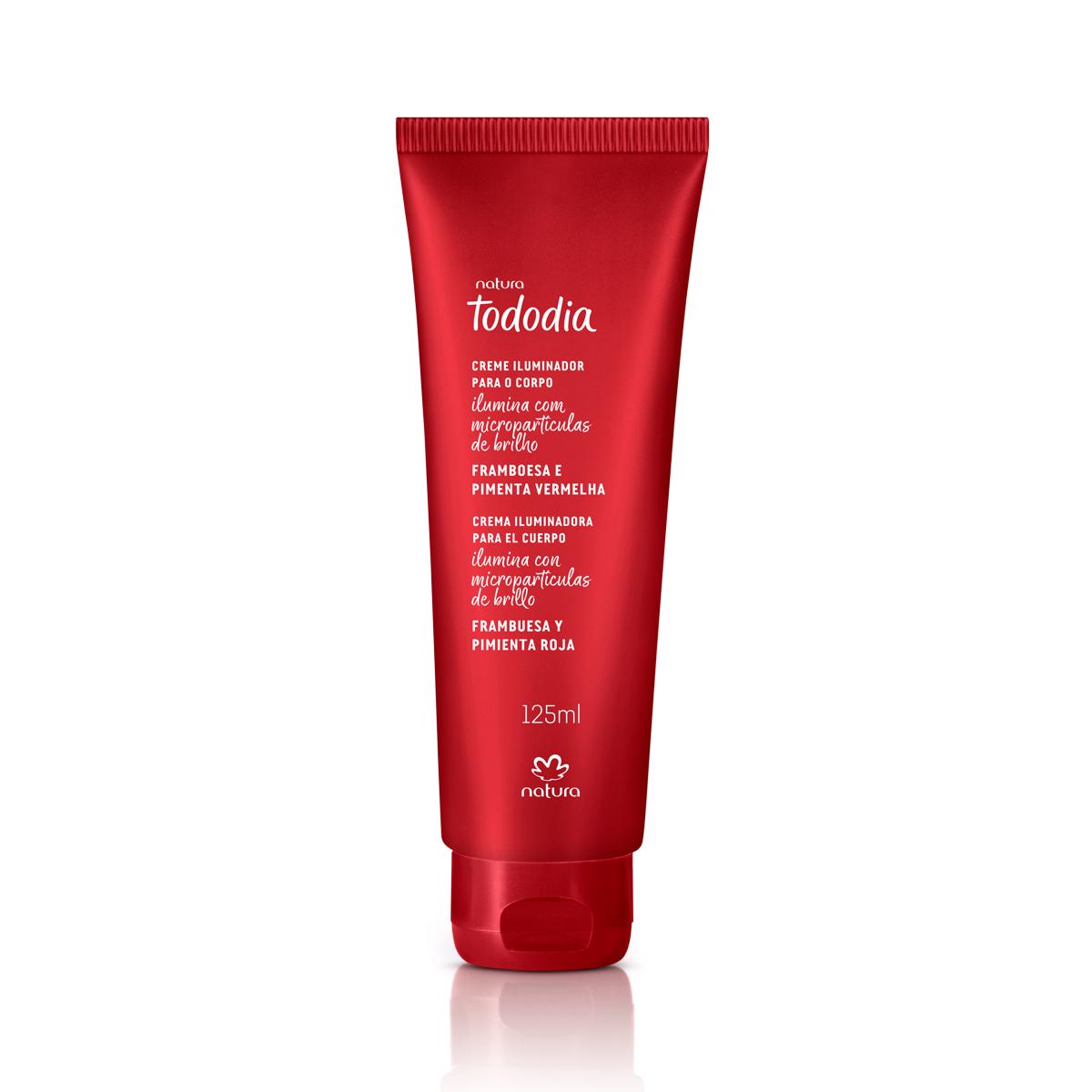 Creme Iluminador Framboesa e Pimenta Rosa 125ml Natura