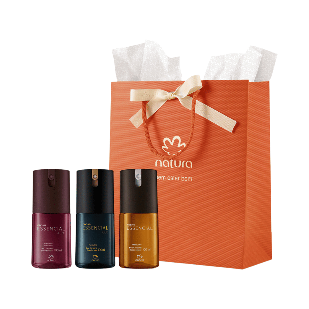 Presente Natura Essencial Trio De Desodorantes Masculino