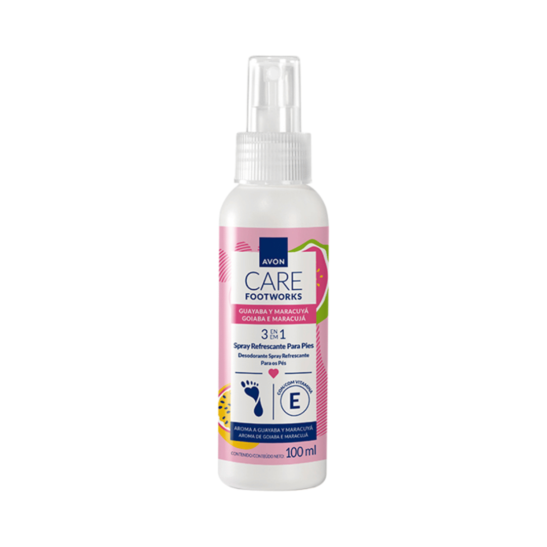 Spray Refrescante Para Os Pés Goiaba E Maracujá 100ml