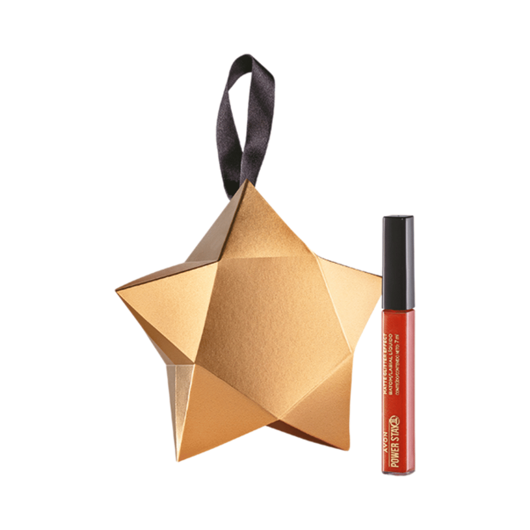 Presente Avon Batom Power Stay Brilho Cereja Brilhante