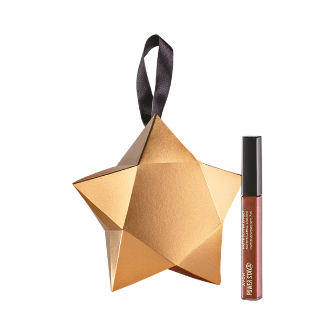 Presente Avon Batom Power Stay Brilho Nude Pérola