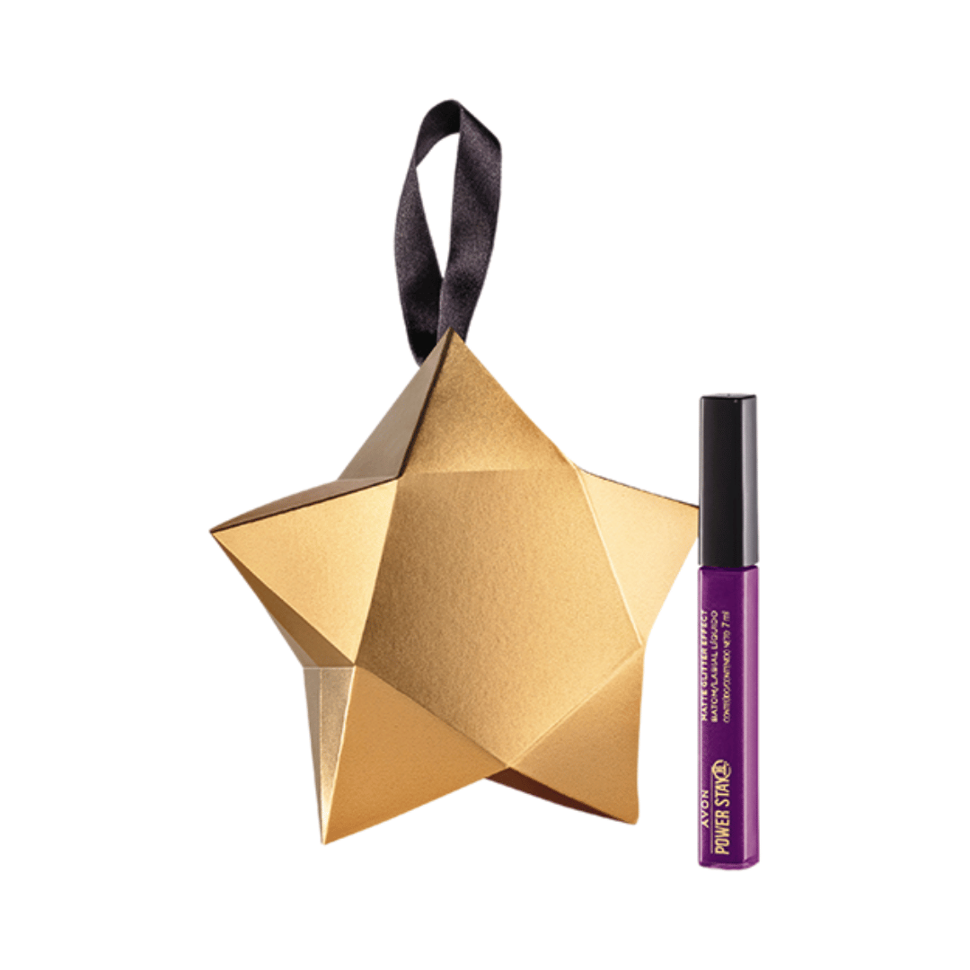 Presente Avon Batom Power Stay Brilho Púrpura Deslumbrante