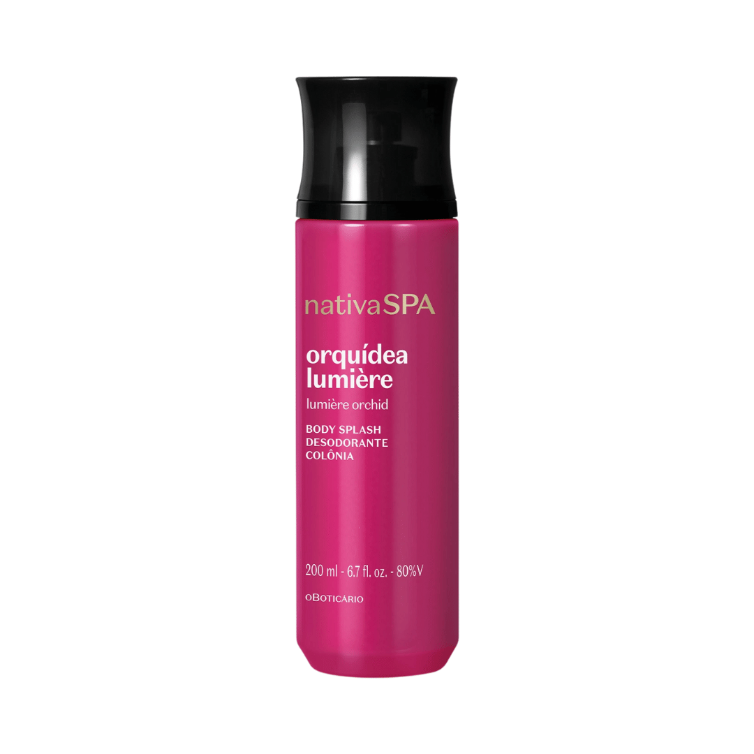 Body Splash Desodorante Colônia Nativa Spa Orquídea Lumière 200ml