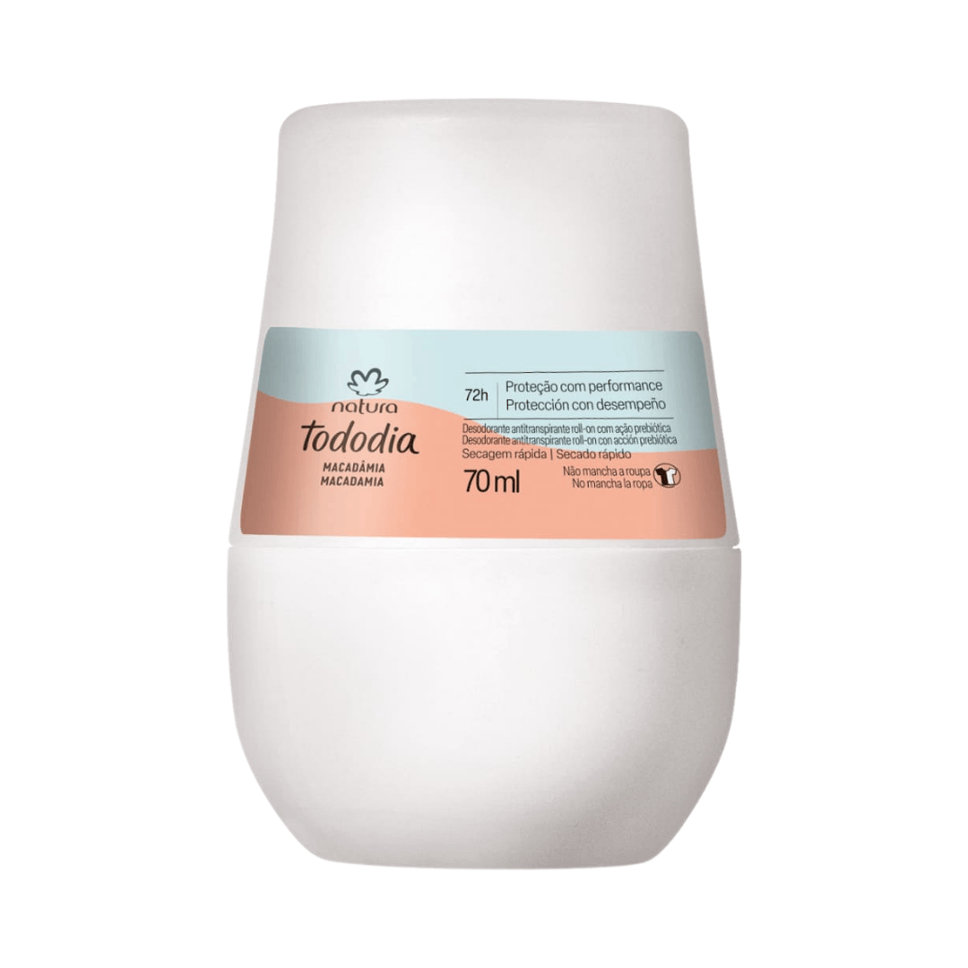 Desodorante Antitranspirante Roll-On Tododia Macadâmia 70ml