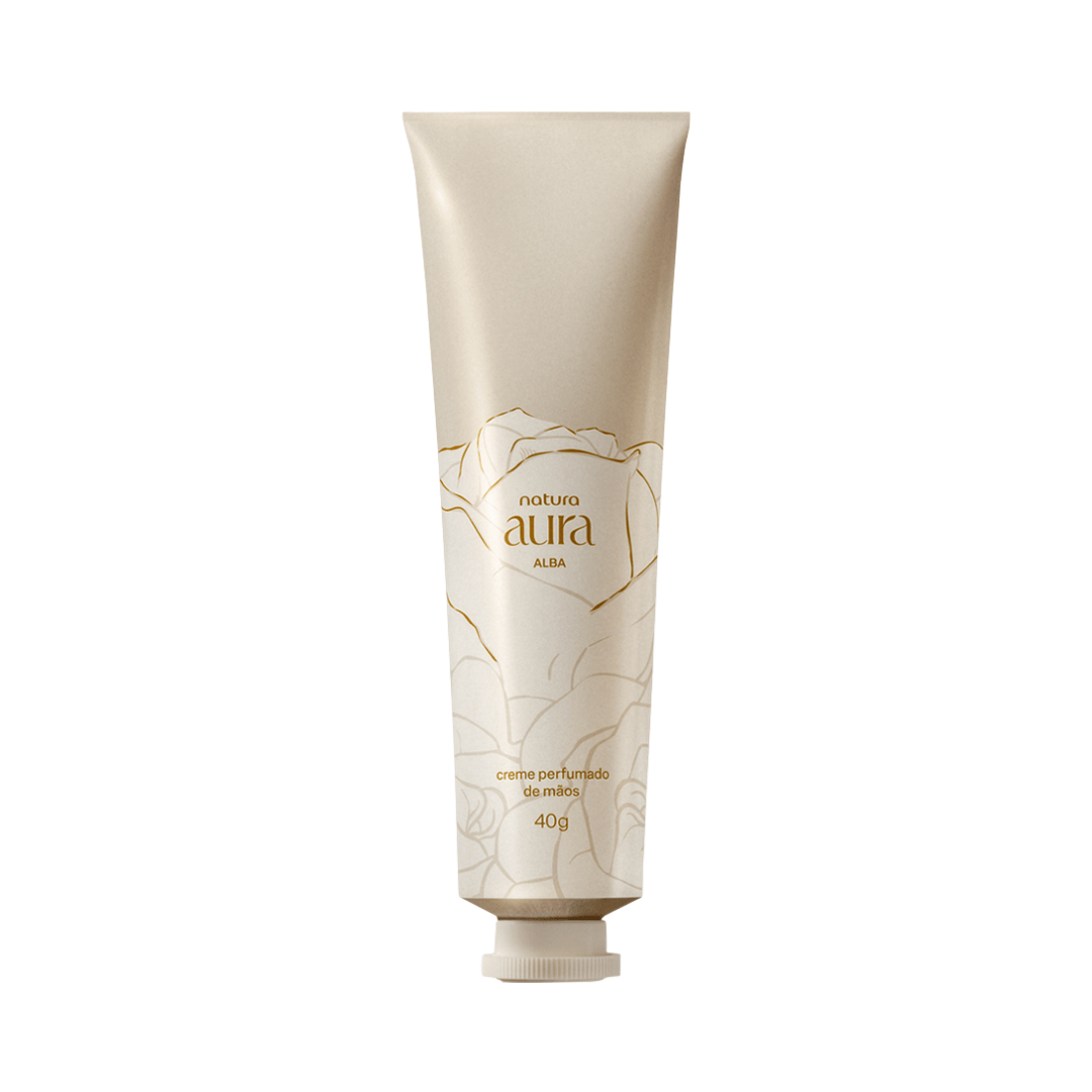 Creme Perfumado De Mãos Aura Alba 40g