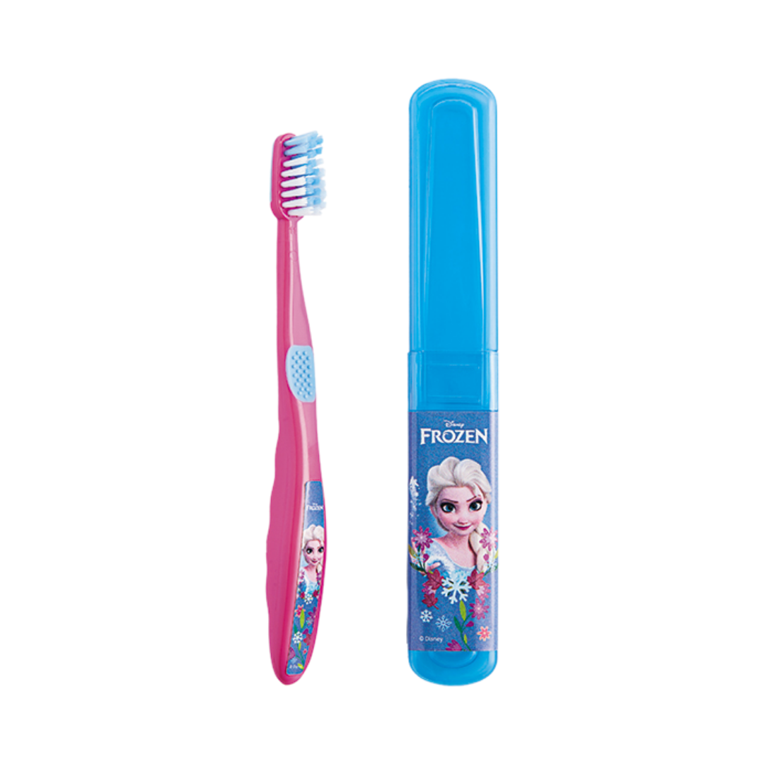 Escova De Dentes Com Estojo Frozen