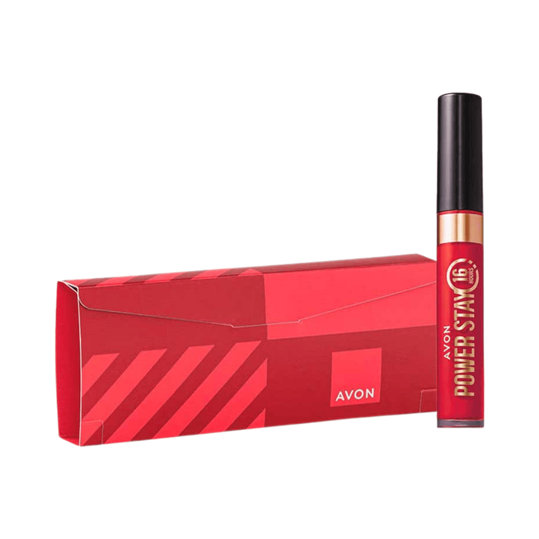 Presente Avon Batom Power Stay Vermelho Mais Quente