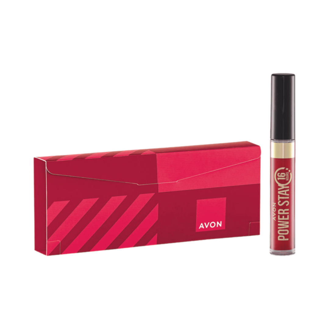 Presente Avon Batom Power Stay Vermelho Radiante