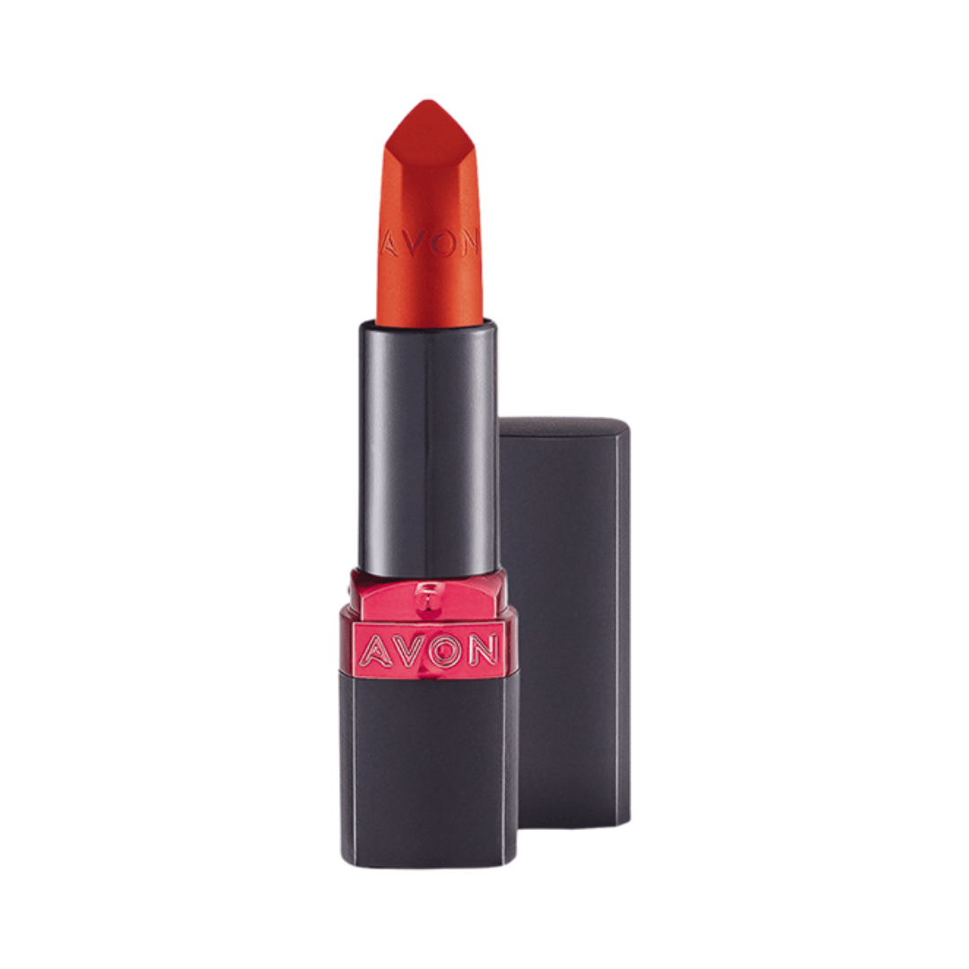 Presente Avon Batom Matte Ultra Color - Vermelho Alaranjado