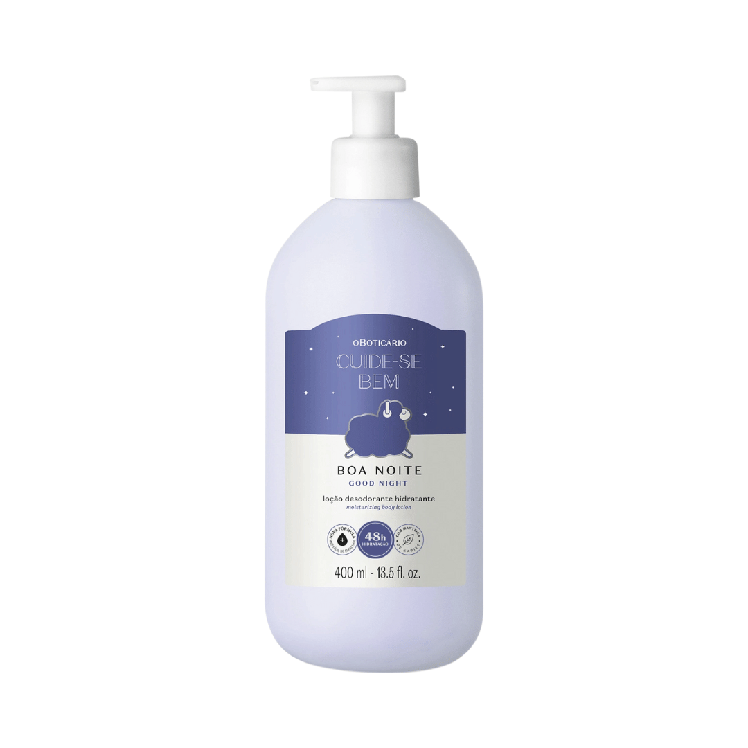 Loção Desodorante Hidratante Corporal Cuide-Se Bem Boa Noite 400ml