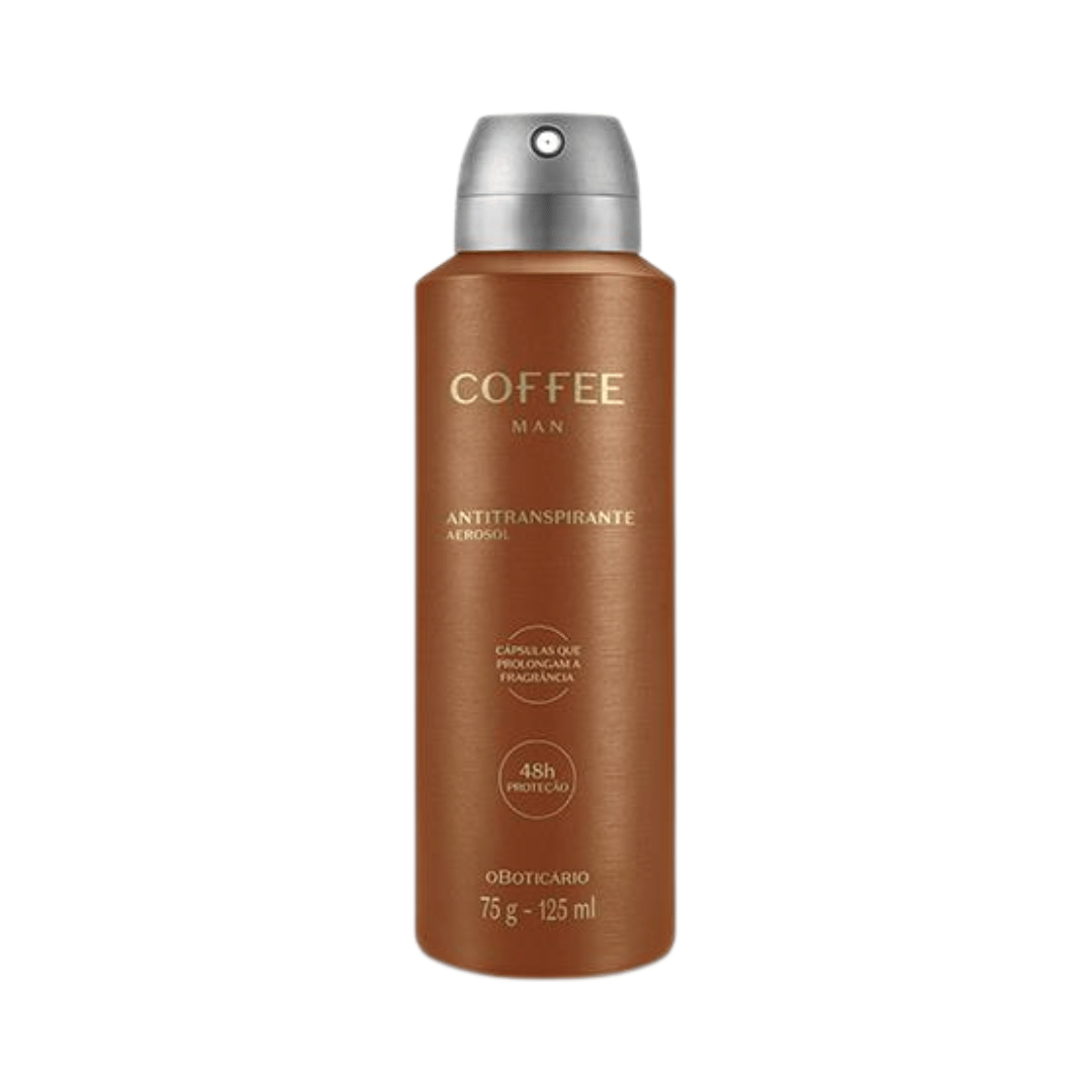 Desodorante Antitranspirante Aerossol Coffee Man 75g/125ml