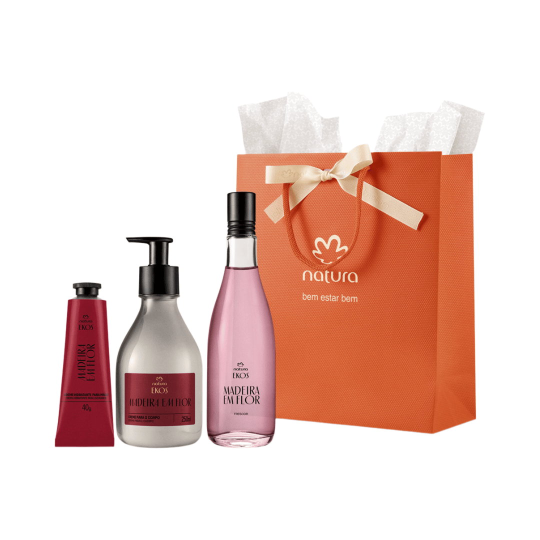 Presente Natura Ekos Madeira Em Flor (3 Produtos)