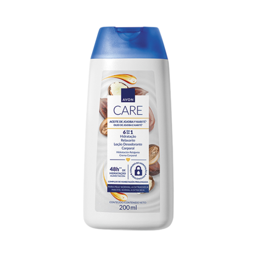 Loção Corporal Avon Care Óleo De Jojoba E Karité 200ml