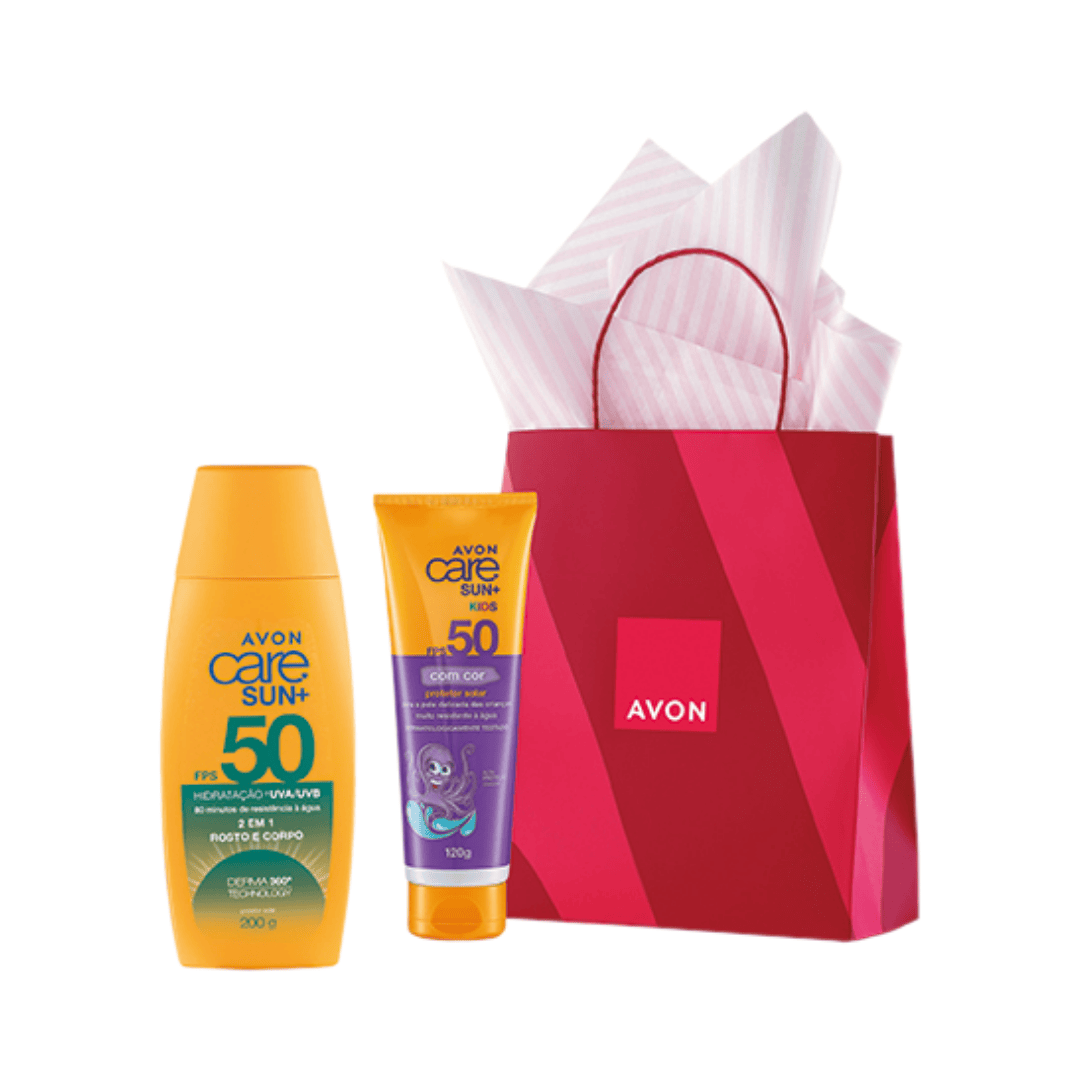 Presente Avon Care Proteção Solar Família