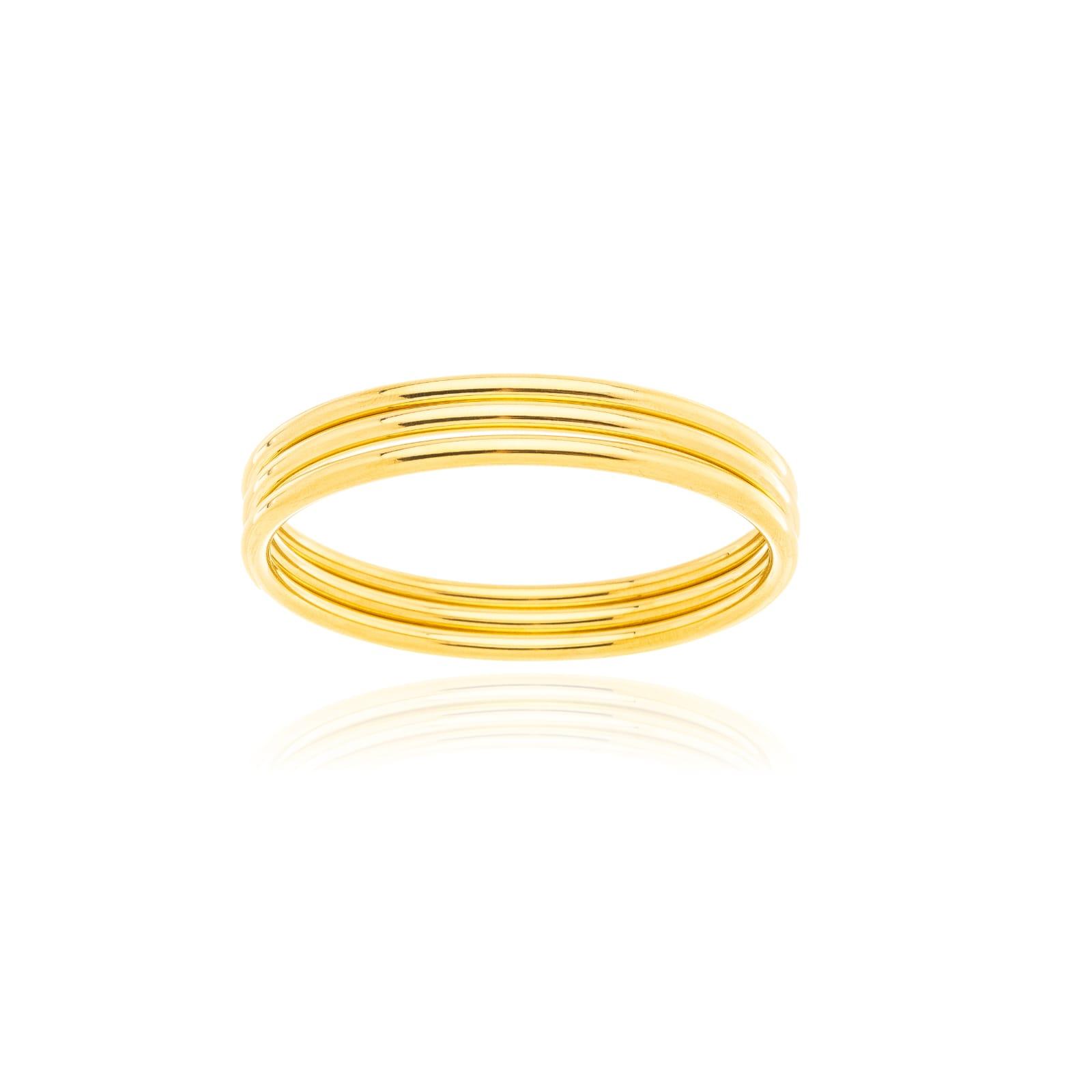 Bracelete Trio Dourado