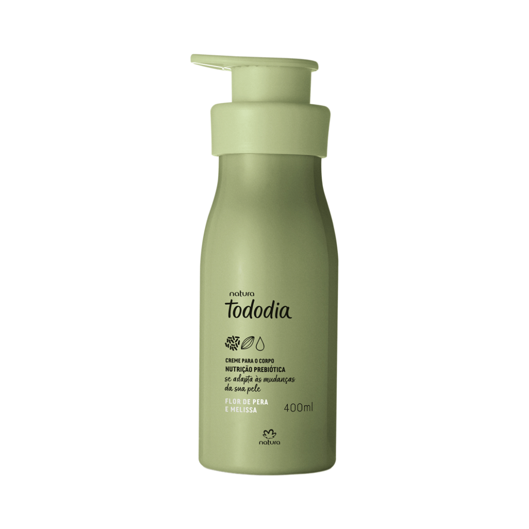 Creme Desodorante Nutritivo Corporal Tododia Flor De Pera E Melissa 400ml