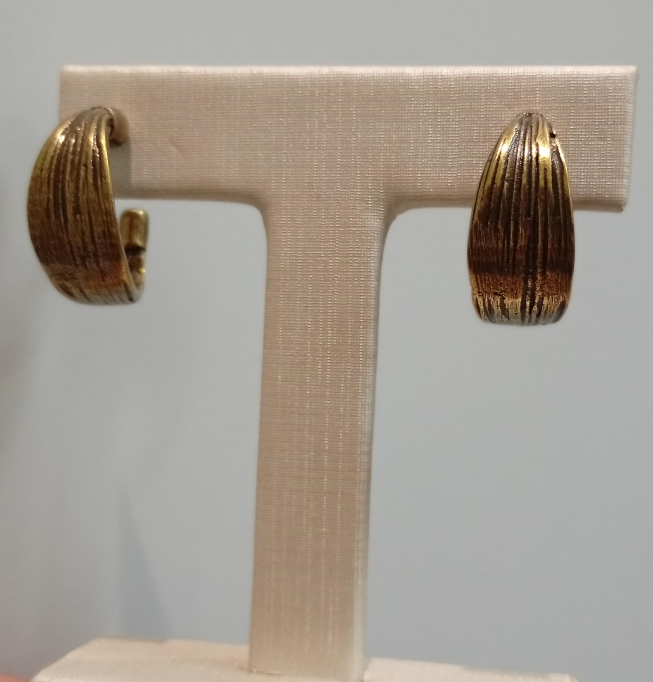 Brinco Argola Ouro Envelhecido