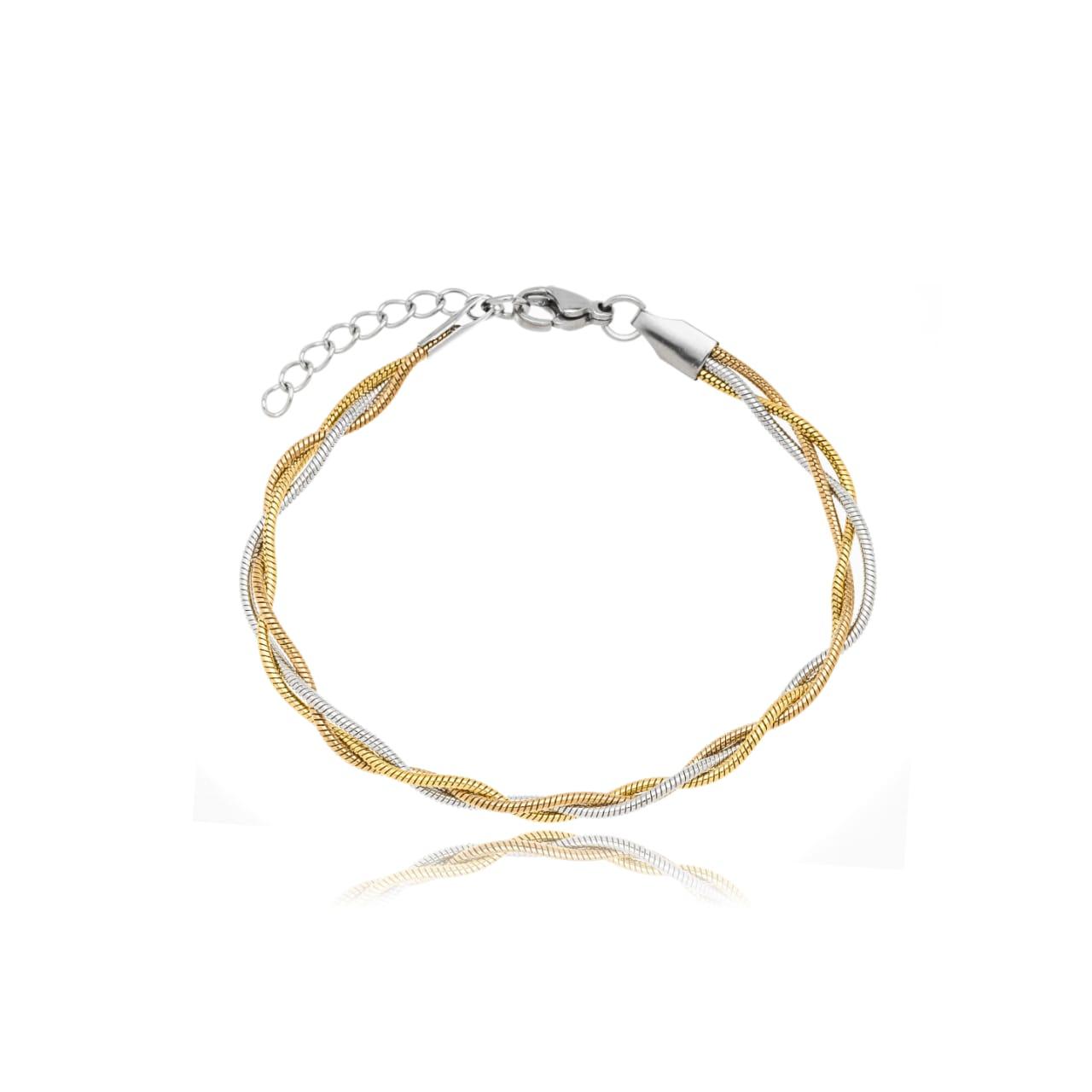 Pulseira Trançada Mix Banho