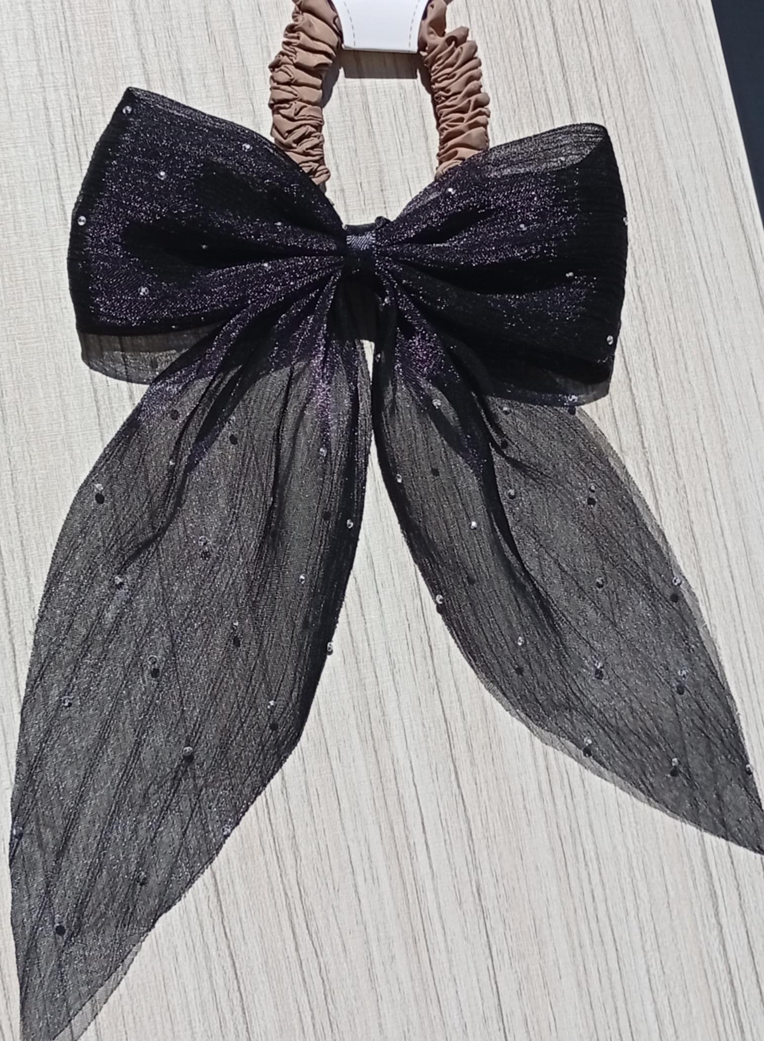Elástico Laço Organza Preto