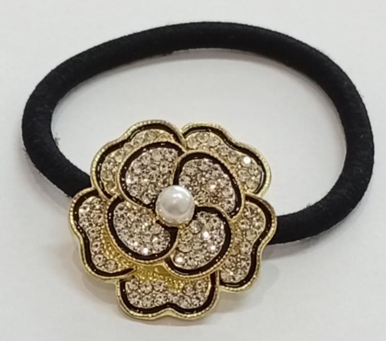Elástico Flor e Pérola