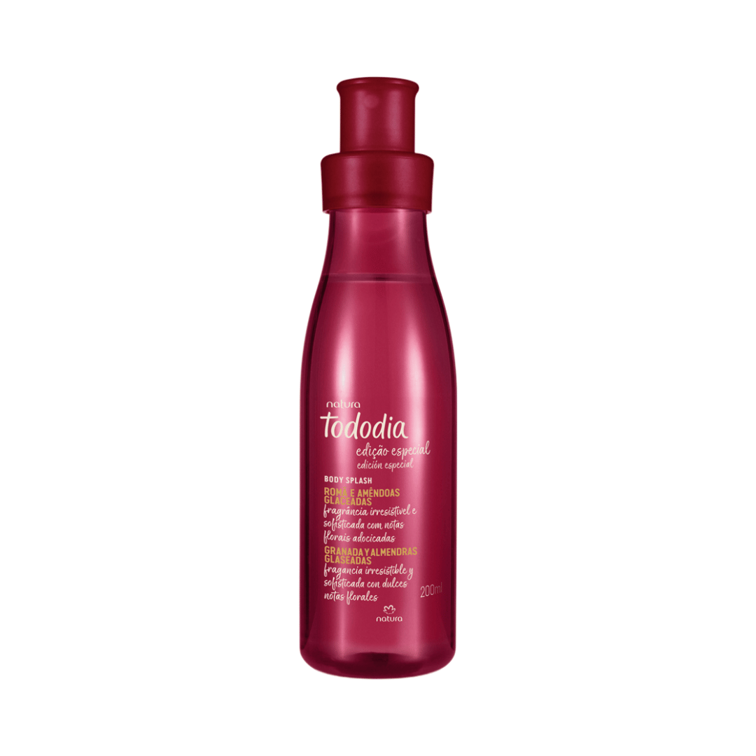 Body Splash Desodorante Colônia Tododia Romã E Amêndoas Glaceadas 200ml