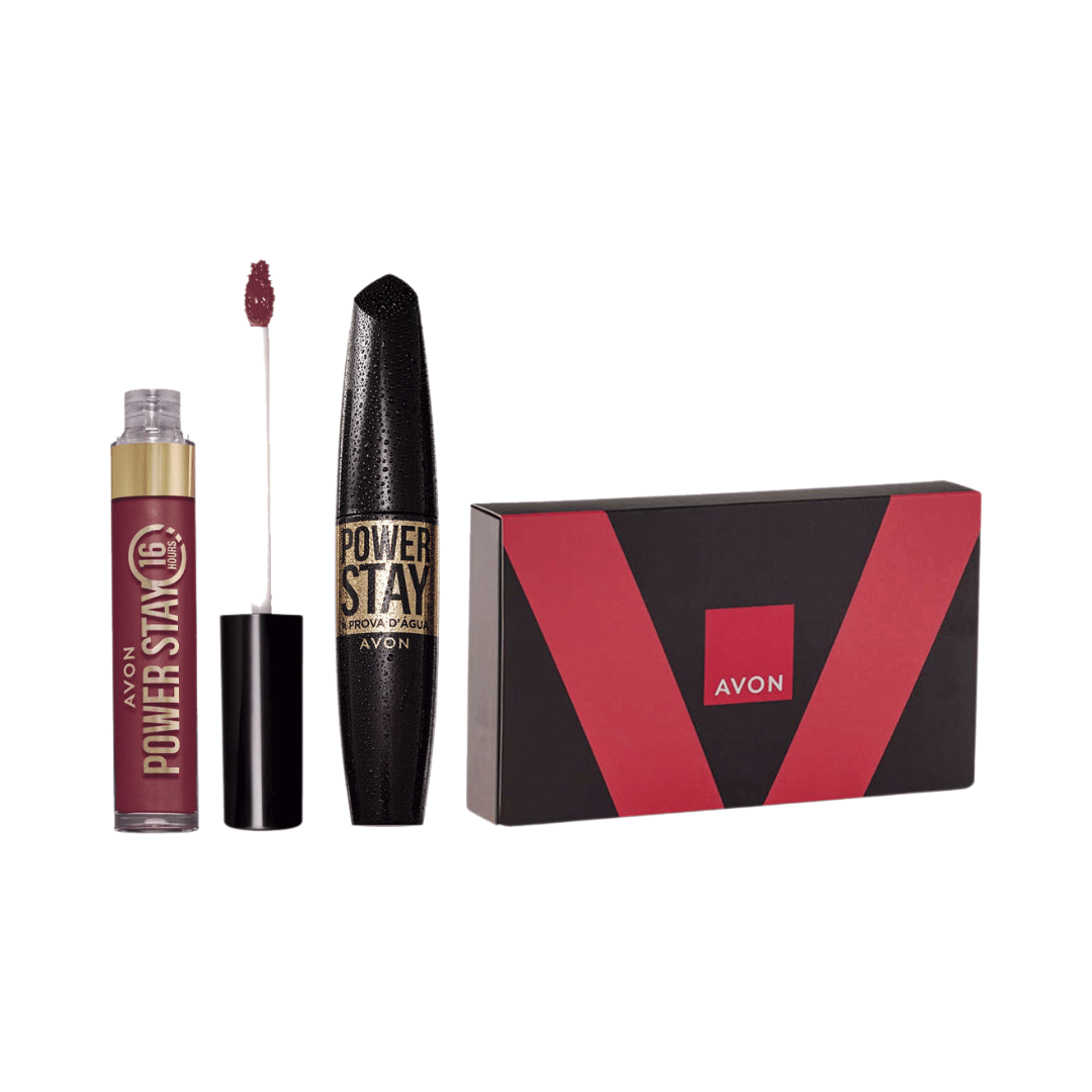 Presente Avon Power Stay Duo Nude Malva
